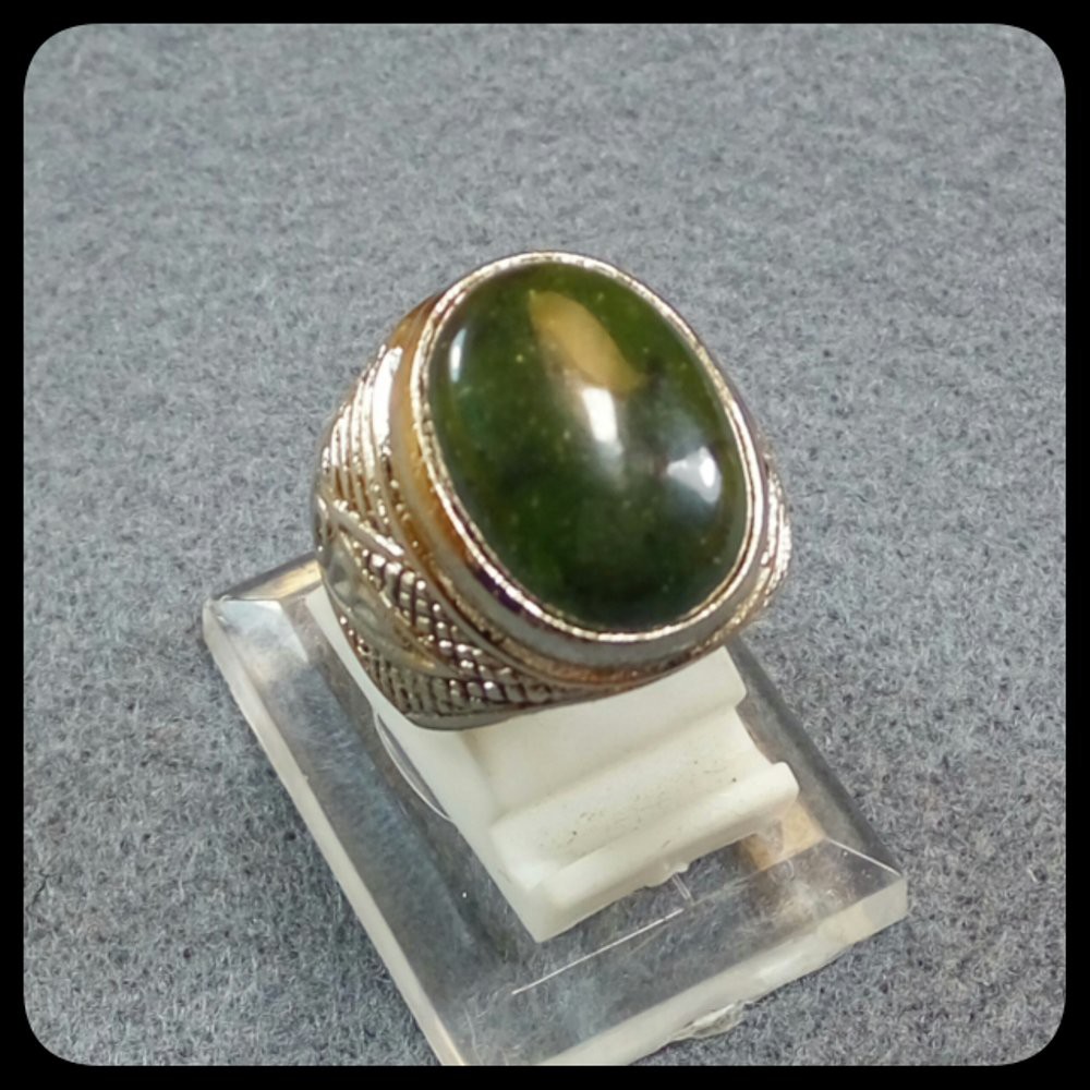 CINCIN BLACK JADE SIZE KANTORAN TEMBUS KRISTAL