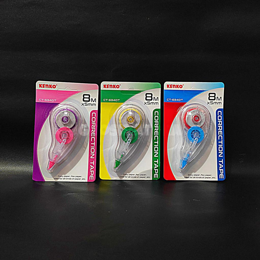 

CORRECTION TAPE, TIPE X KERTAS CT 634 KENKO