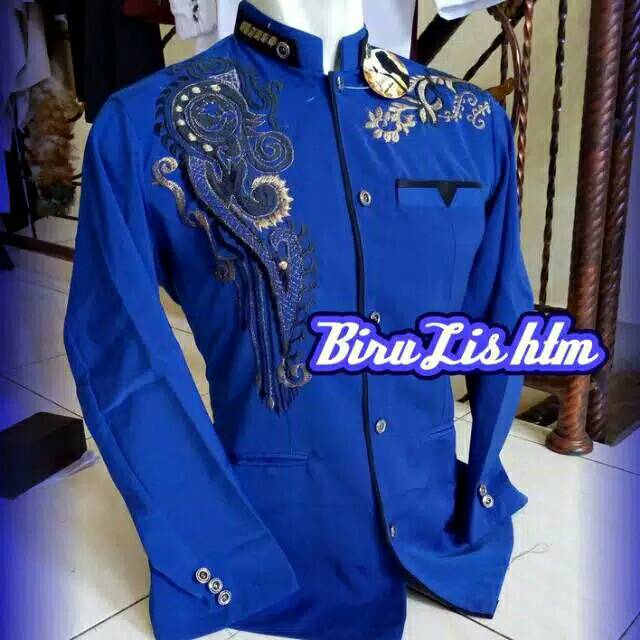 JASKO BORDIR JASKO PRIA JASKO COWO JASKO DEWASA JASKO BIRU PLAT HITAM