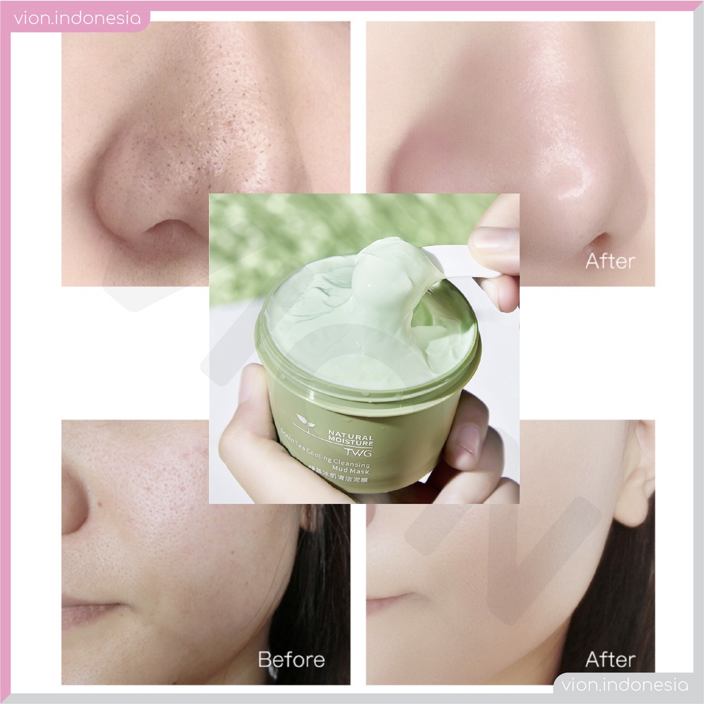 ( 100% Original ) Meidian Mud Mask Maigoole Green Tea Clay Mask Masker Wajah Komedo Ampuh XX007