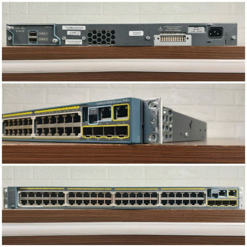 Switch Cisco Catalyst  2960S-48LPS-L 48-Ports Gigabit Second Berkualitas