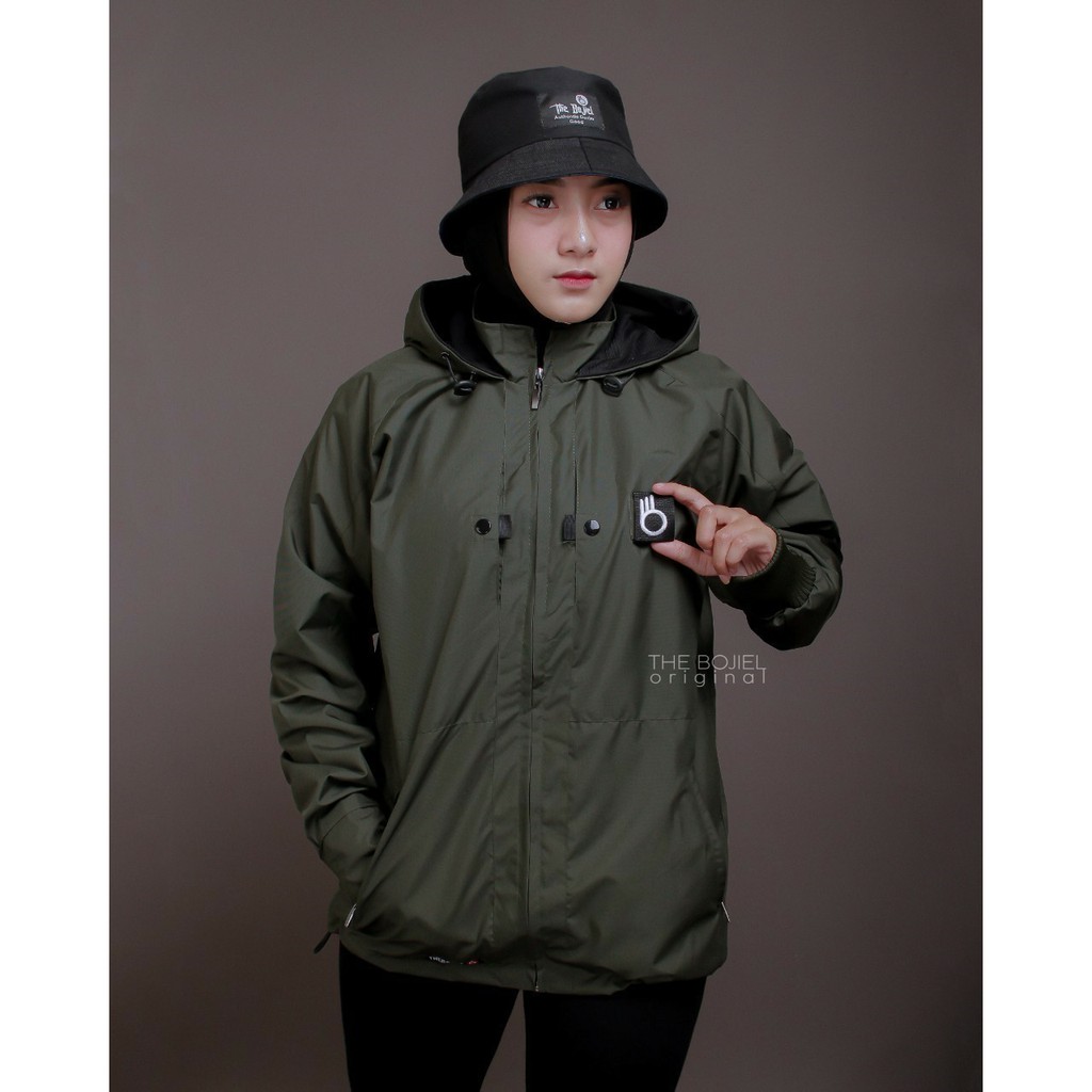 Jaket Parka Taslan Anti Air Healty Original The Bojiel/Jaket Pria/Wanita/Jaket Outdoor Waterproof