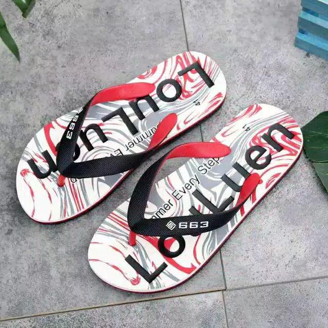 SANDAL JEPIT COWO LOULUEN-Merah