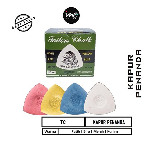 

10 PCS KAPUR PENANDA BAHAN TEXTILE | FABRIC MARKER 10PCS