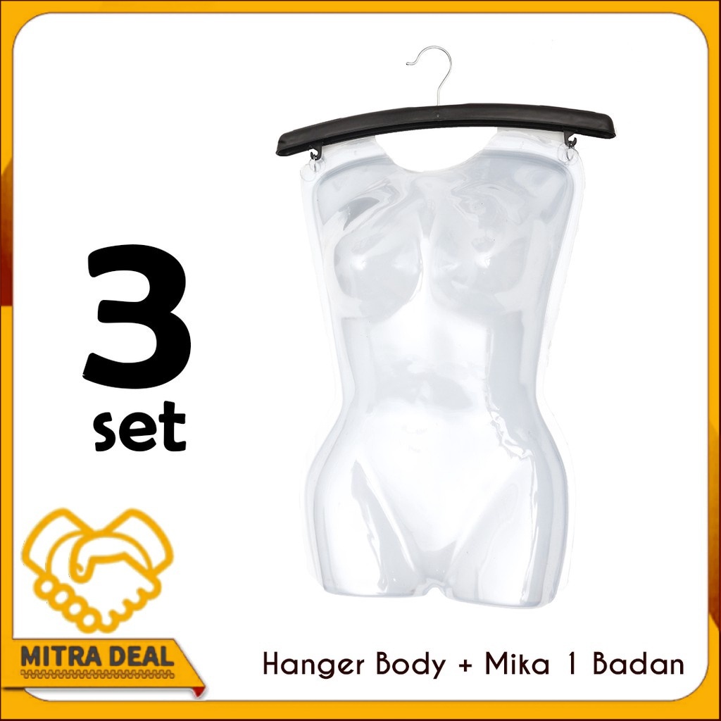 Jual Cod Hanger Body And Display Patung Mika 3 Set Full Badan Shopee Indonesia 0472