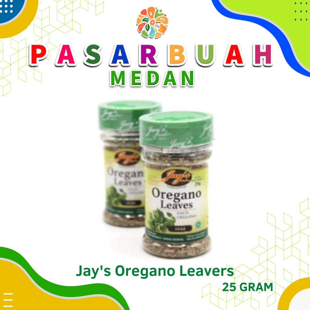 

Distributor Jay's Oregano Leaves 25 Gram - Pasar Buah Medan