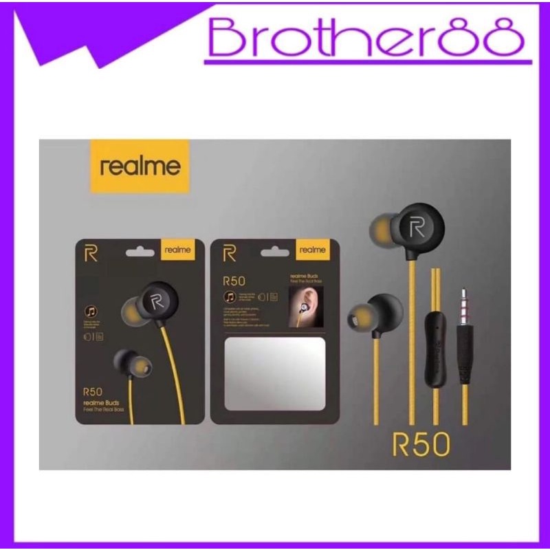 HEADSET EARPHONE HANDSFREE REALME BUDS R50