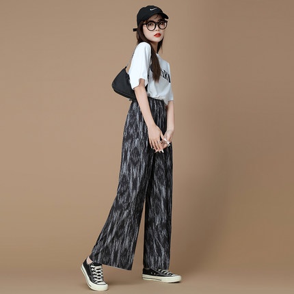 BEFAST - ZSO OOTD Celana Panjang YINYA / Korean Long Pants/Celana Culottes Abstrak / Celana Panjang Terbaru / Kulot Abstrak / Celana Kekinian Remaja Wanita / Trendy / Celana Kulot Best Seller