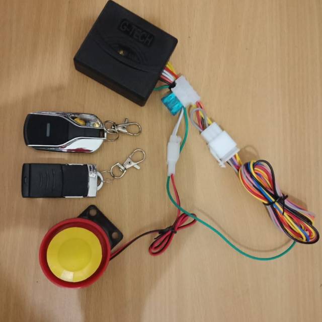 Alarm Remote Motor Anti Maling Alarm System Motor PANOM Model Baru Fitur Lengkap Dengan Cara Pasang