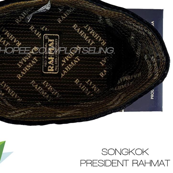 ☞ Songkok Hitam Polos RAHMAT AC Spesial Peci Kopiah Hitam Tinggi 8 9 10 11 Ukuran Anak Laki Laki dan