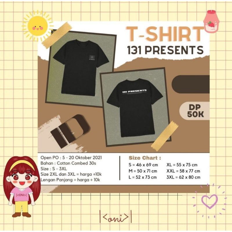 131 Present T- Shirt & Hoodie [ B.I / Kim Hanbin ]