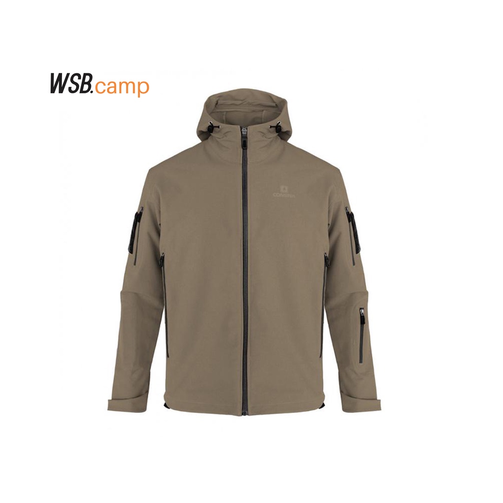 JAKET CONSINA GREY WOLVES - Jaket Outdoor - Jaket SHOFT SHELL