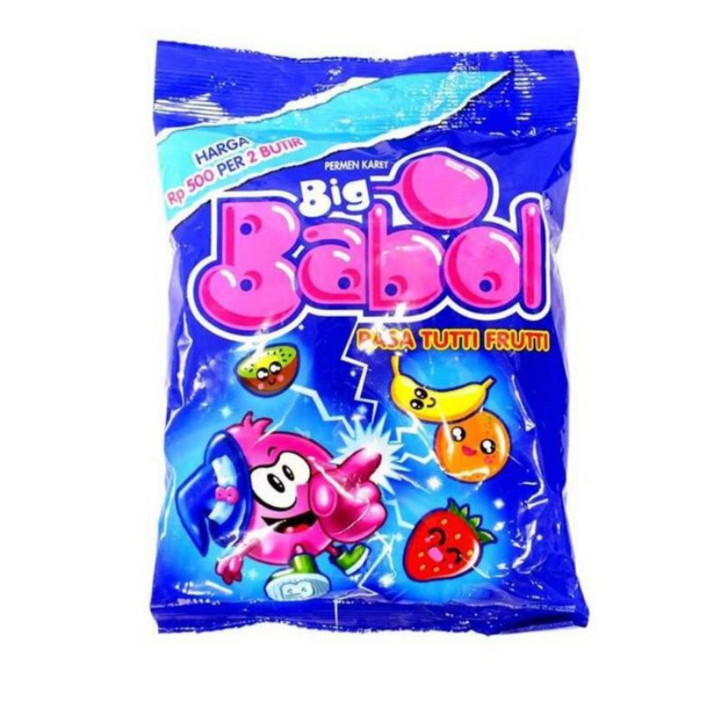 

Permen Karet Big Babol Bag Biru Isi 40