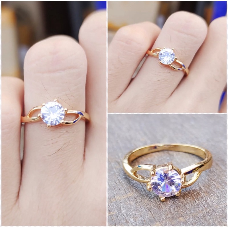 cincin mata 1 motif elegan gold