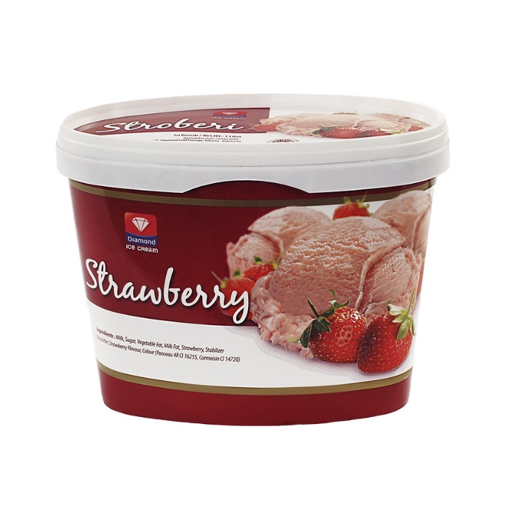 

Diamond Strawberry Ice Cream 700 ml