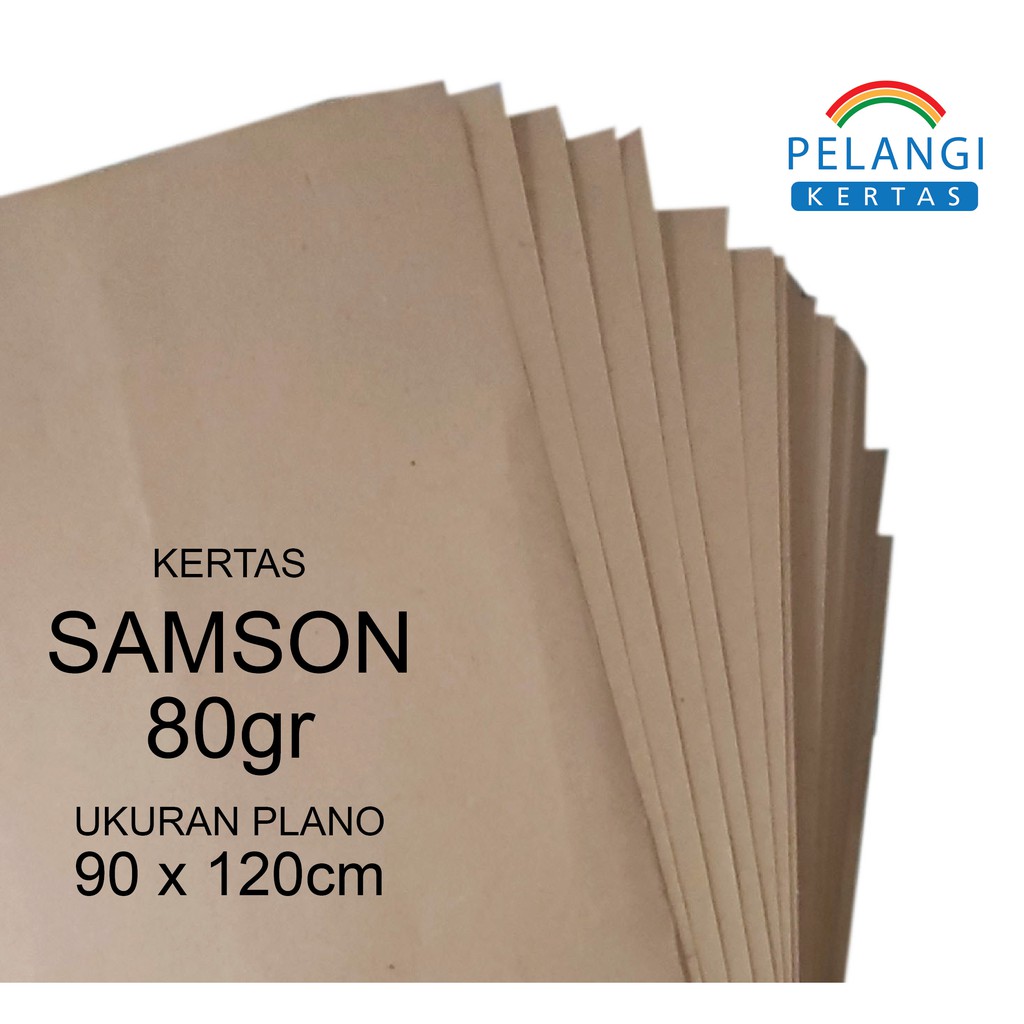 

Kertas Samson Coklat 80 gram 90x120 cm