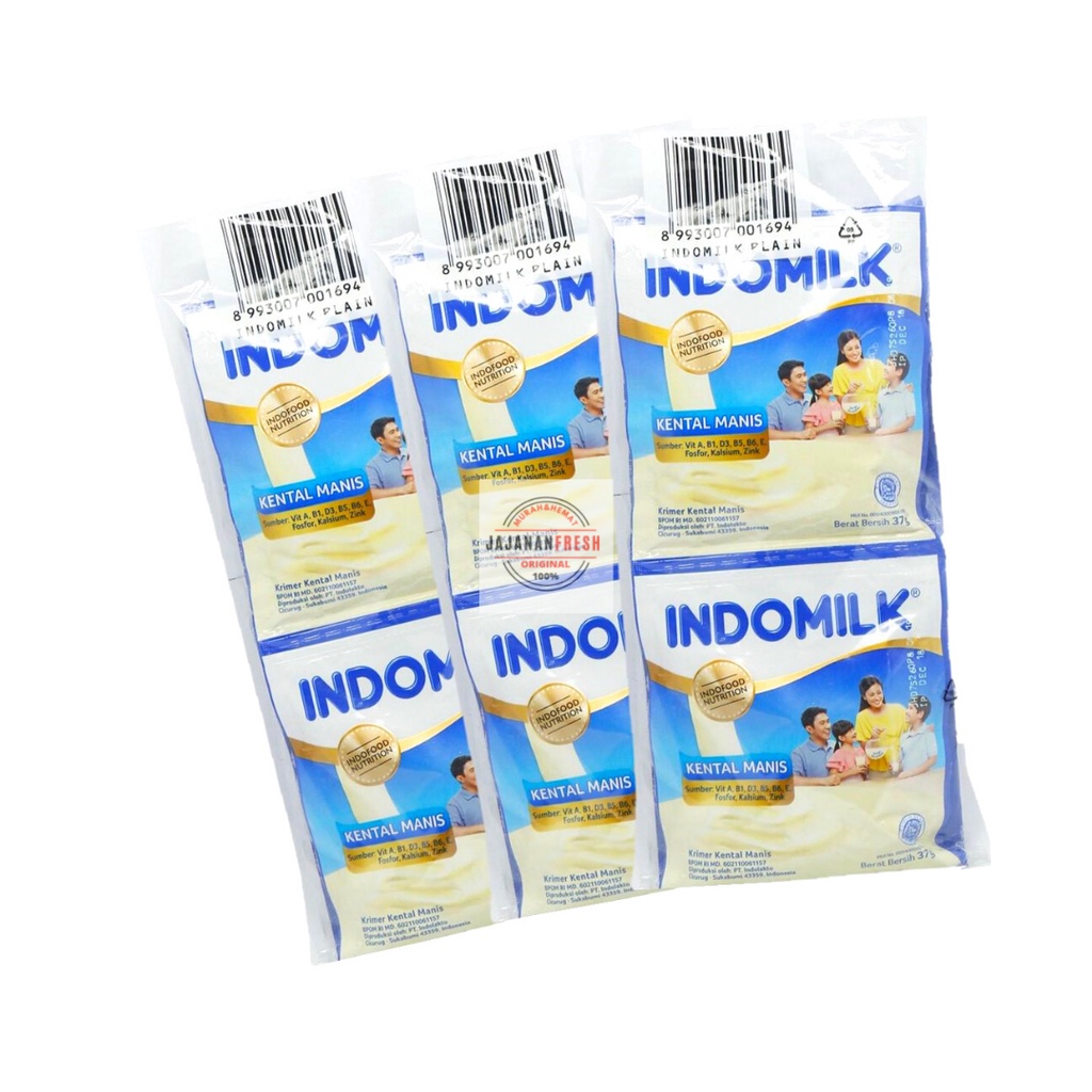 

Indomilk Susu Kental Manis Sachet isi 6pcs 37gr