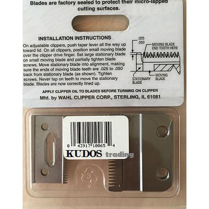 Mata Pisau Alat Mesin Cukur Clipper Wahl Super Taper Original USA