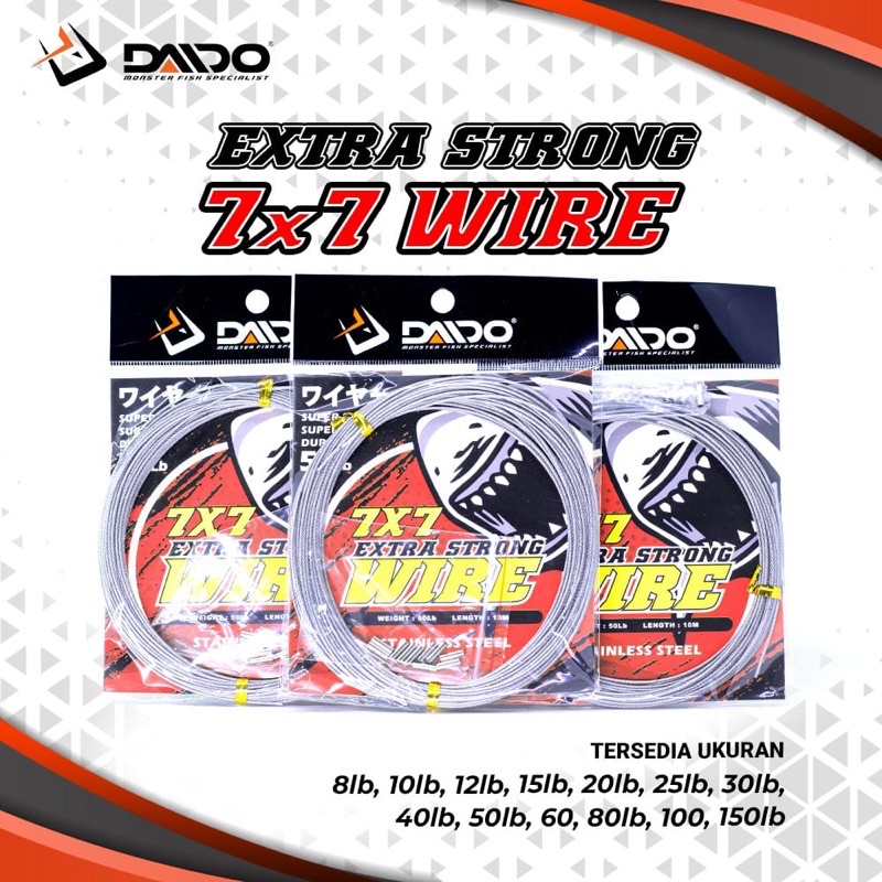 Seling | Wire Leader DAIDO EXTRA STRONG WIRE 7x7 10M