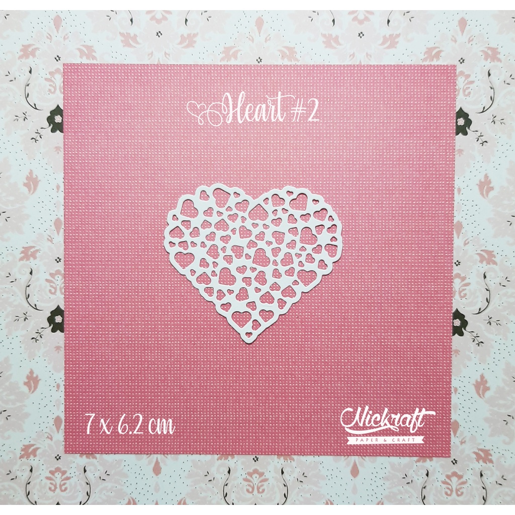 

HEART #2 - HIASAN SCRAPBOOK LABEL FRAME HATI LOVE CINTA