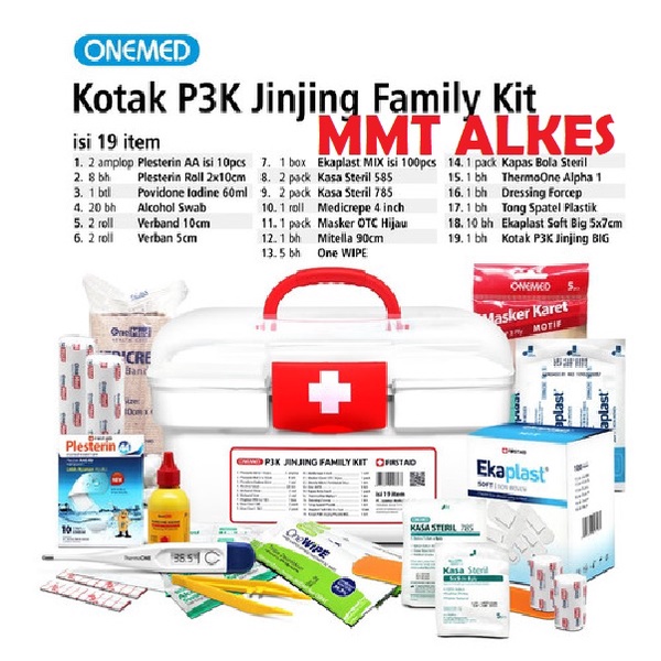 Kotak P3K Plastik Jinjing Family Kit Onemed OJ2