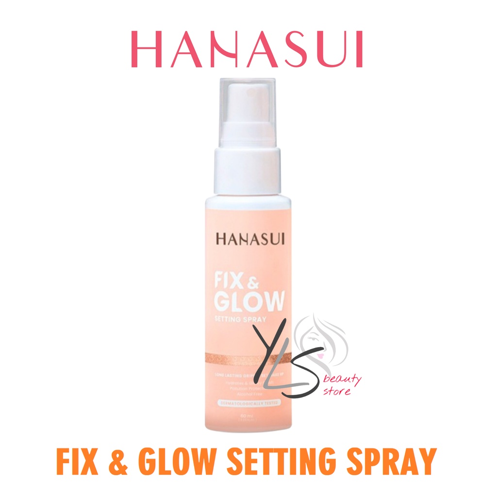 HANASUI FIX &amp; GLOW SETTING SPRAY - TERDAFTAR BPOM - SETTING SPRAY HANASUI