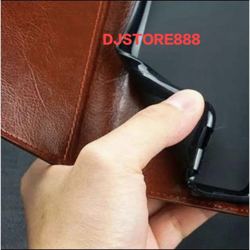 LEATHER CASE OPPO A77S/ A57 2022/ A96/ A76/A53/A33 2020/A11K/ A52/ A92/ A31 2020/ A5 2020/ A9 2020/ A37/ A37F/ A39/ A57/ F1S/ A71/ A83/ NEO 7/ LEATHER FLIPCOVER CASE DOMPET HP BAHAN KULIT