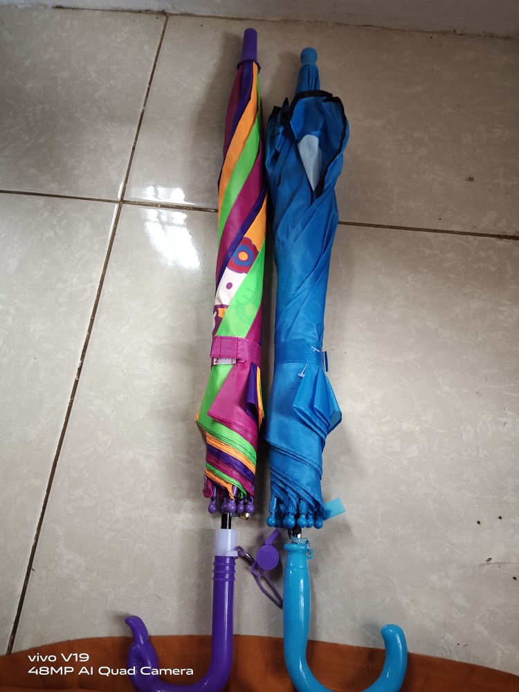 Payung Anak Pelangi Peluit Handle Bebek Merk Sakura 6c