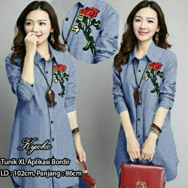 KYOKO KOTAK BUNGA HEM WANITA KOTAK HEM FLOWY