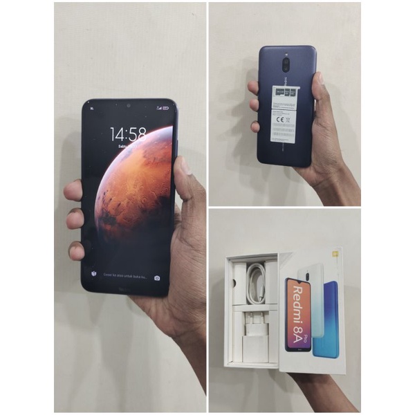 Xiaomi Redmi 8a Pro Ram 3/32Gb Second Fullset Original