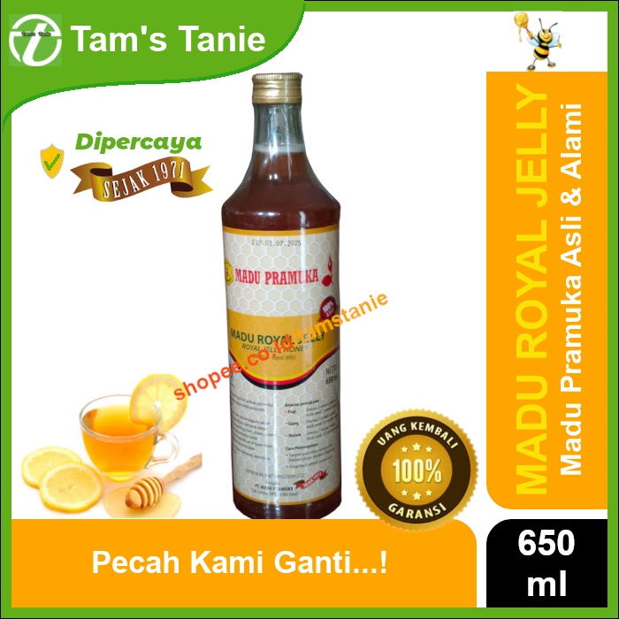 

Madu Pramuka Alami - Madu Royal Jelly (Madu+Royal Jelly) 650 ml