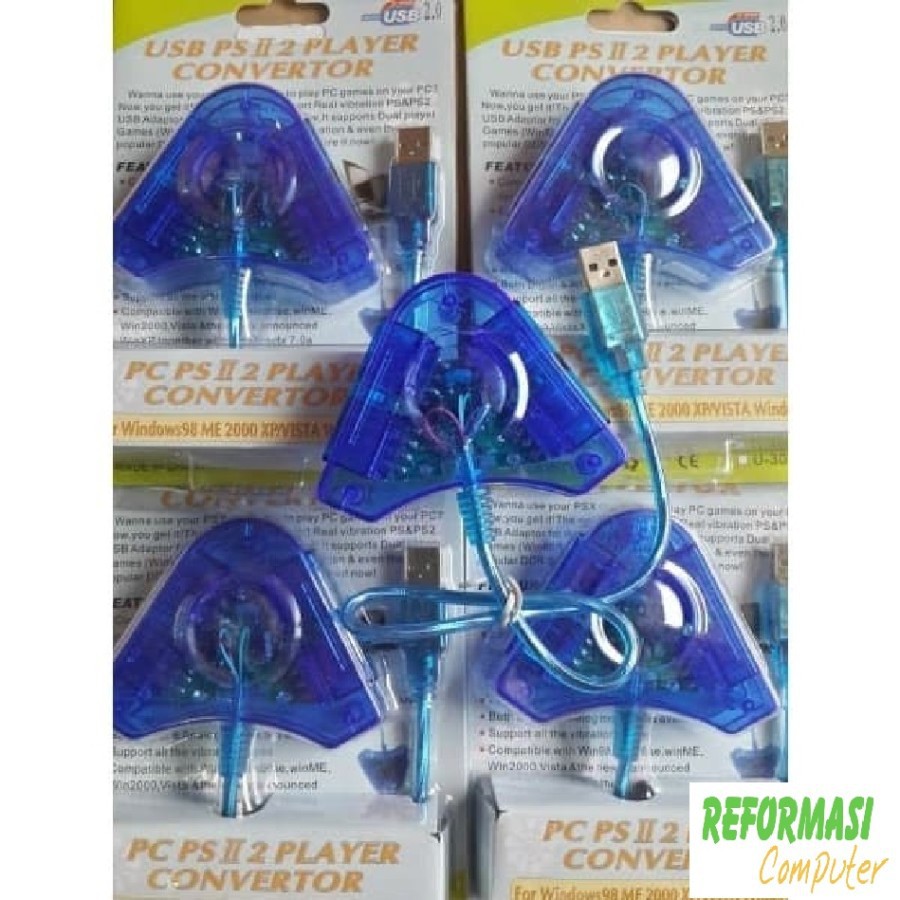 Konverter USB ke Stik PS 2