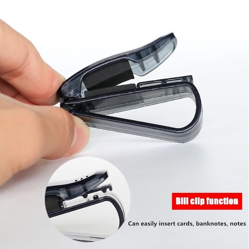 1Pc Car Sun Glasses Clip Car Auto Glasses Sunglasses Storage Clip Car Sun Visor Glasses Holder Car Accessories