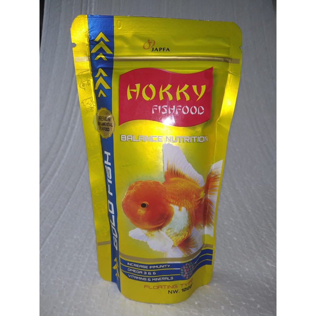 HOKKY GOLDFISH - Makanan Ikan Mas Koki 100gr