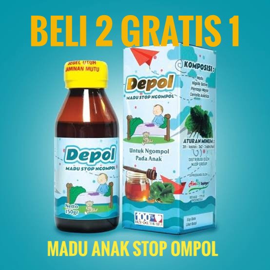 Ready Stock. Depol Madu ORI Madu Anak Stop Ngompol Beli 2 Gratis 1