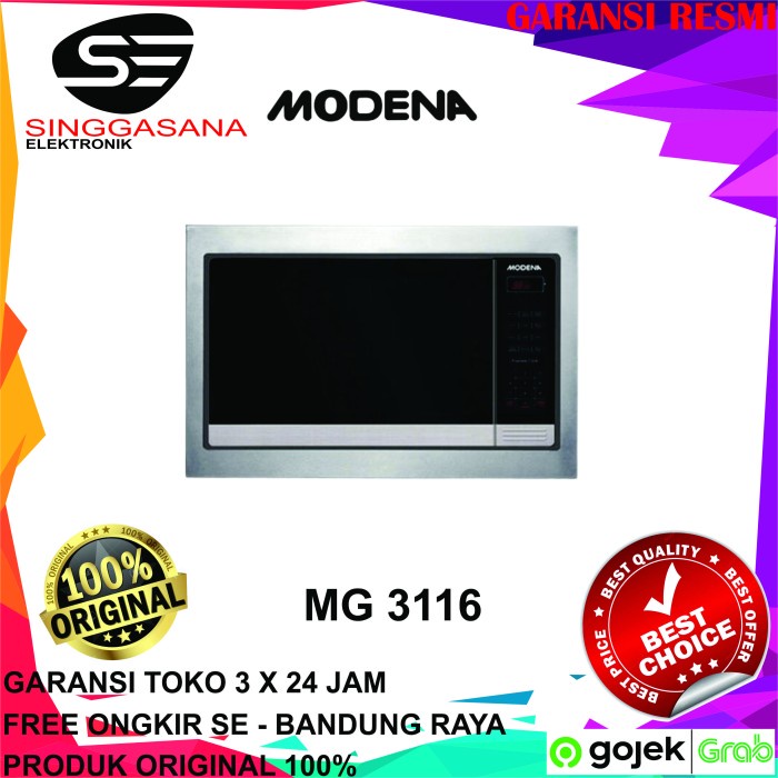 terbatas Microwave Oven MODENA MG 3116  MG-3116  MG3116 Diskon