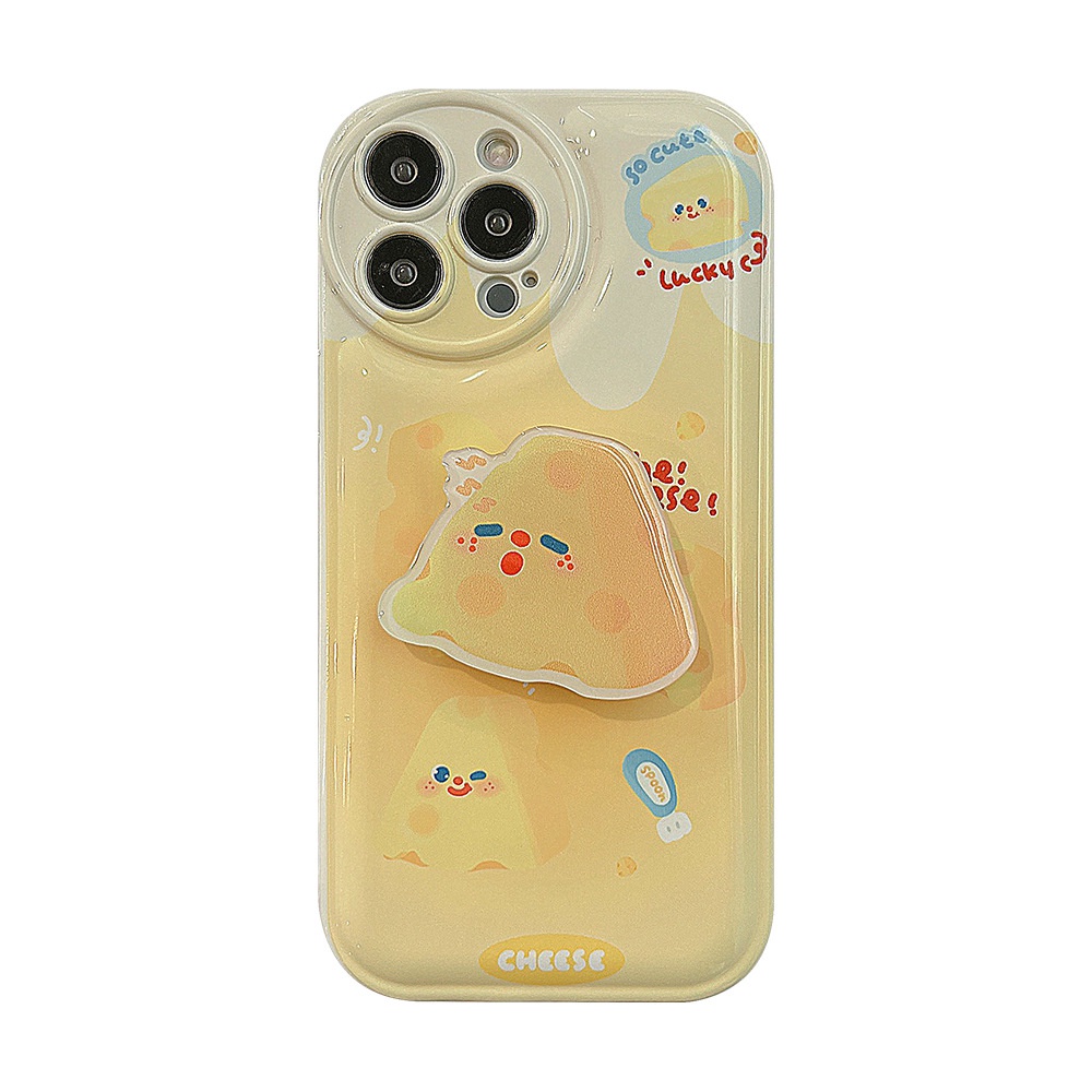 Soft Case Silikon Motif Kartun Keju Cover Iphone 14 7 8 SE2020 7 + 8 PLUS 11 12 13 PRO MAX
