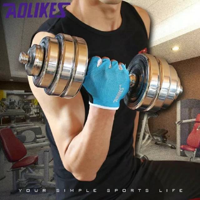 Aolikes Gloves Sarung Tangan Gym Fitness Cycling A-104