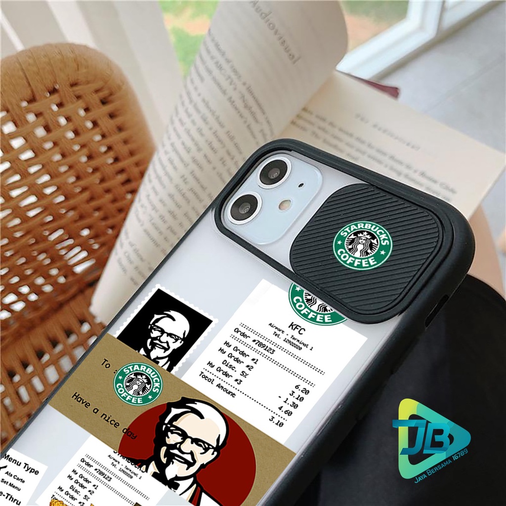 SOFTCASE SLIDE KAMERA KOPI STARBUCK OPPO VIVO SAMSUNG XIAOMI REALME IPHONE ALL TYPE JB4971