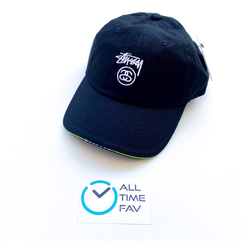 Jual STUSSY SANDWICH VISOR CAP BLACK Shopee Indonesia