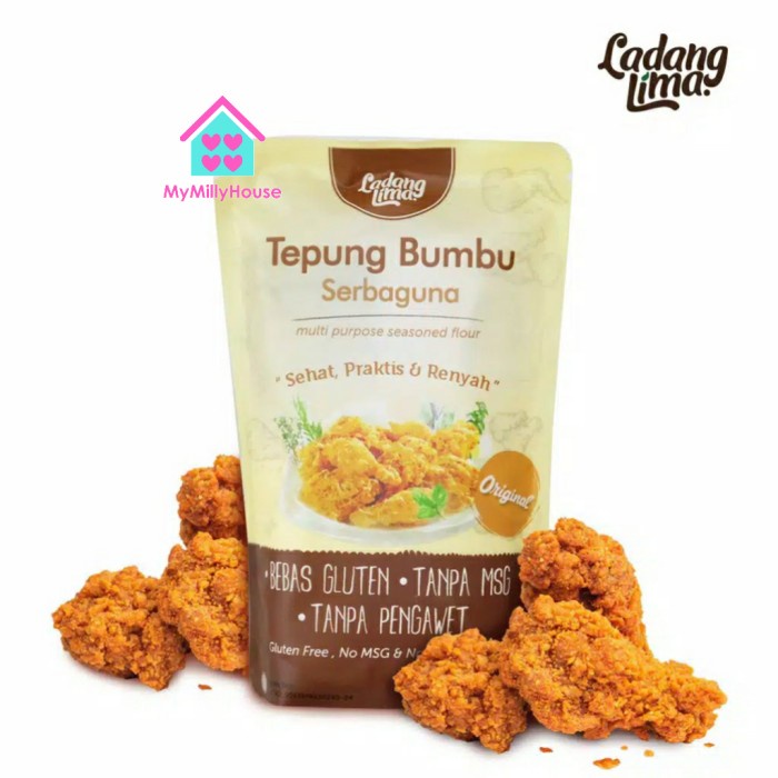 

PROMO Tepung Bumbu Ladang Lima 150g Gluten Free
