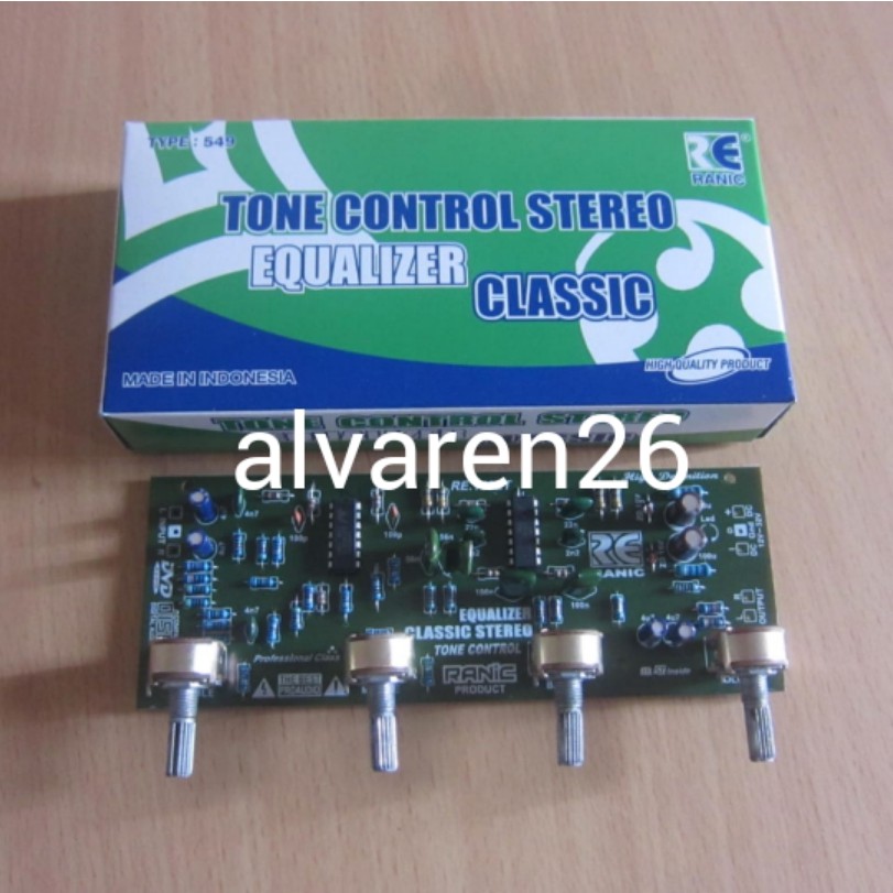 Kit Tone Control Stereo Equalizer Classic