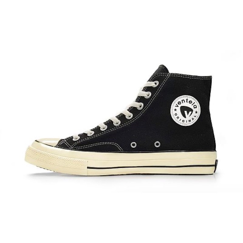 Sepatu Ventela BTS Black Natural High/Tinggi Original