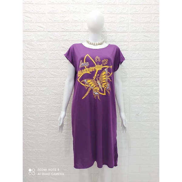 Daster Kaos Jumbo Bali Kupu Kupu