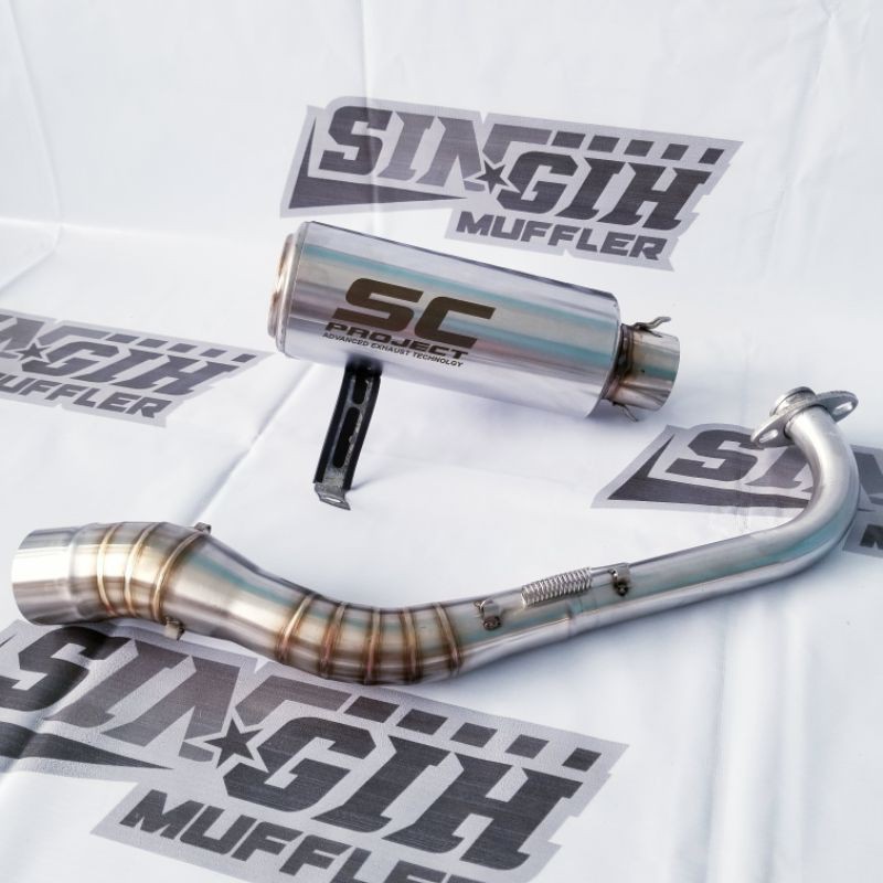 Knalpot Sc Project Adv 150 Pcx 150 Nmax 2020 Aerox 155 Genio Scoopy Beat Vario
