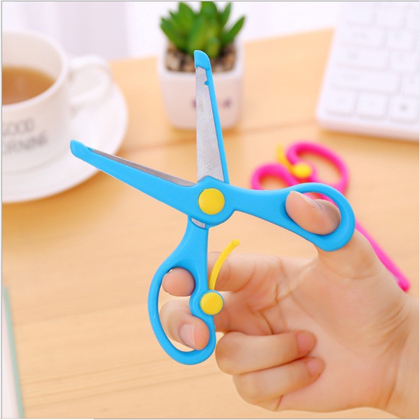 Gunting Anak Warna Warni Import Berkualitas Aman Tajam / Children Scissor / Gunting Kertas Anak