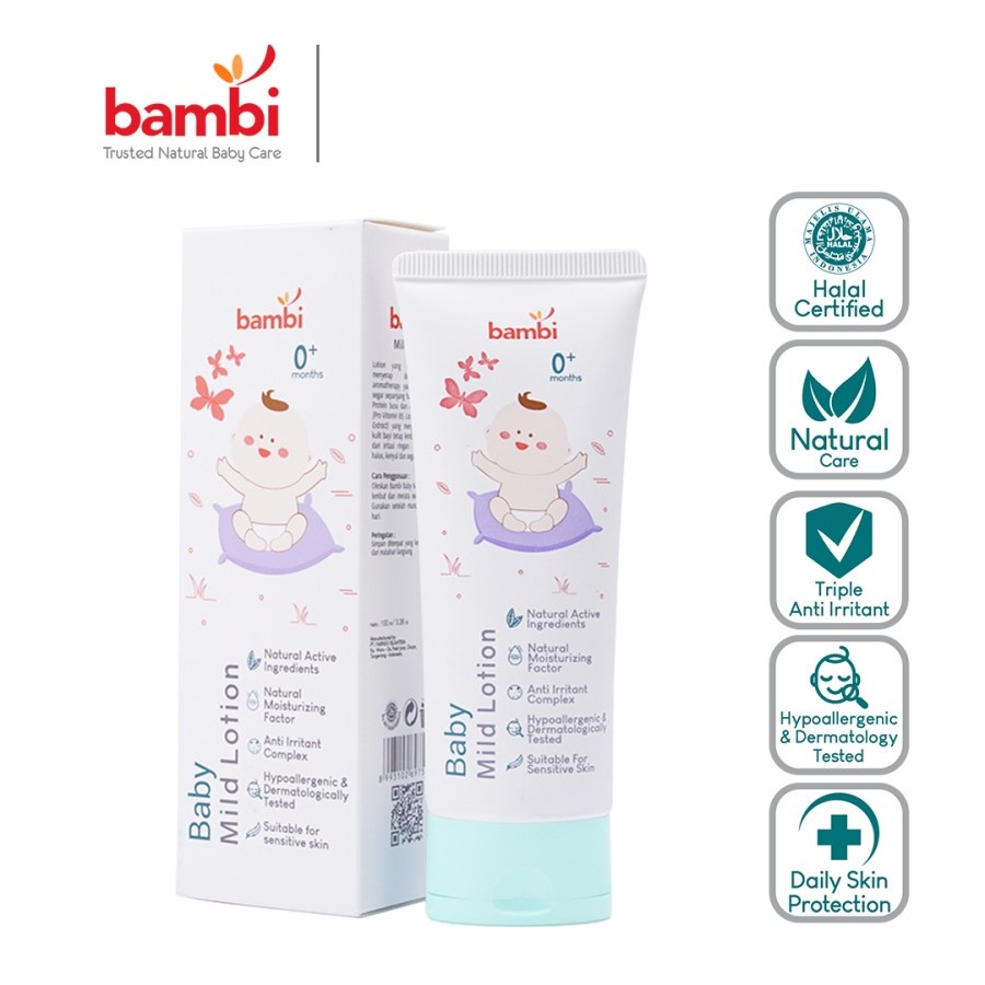 Bambi Baby Mild Lotion ( Tube ) 100ml