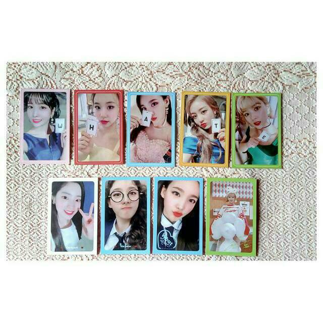 Twice Official Photocard from What Is Love Album [ Nayeon Jeongyeon Momo Jihyo Dahyun Chaeyoung ]