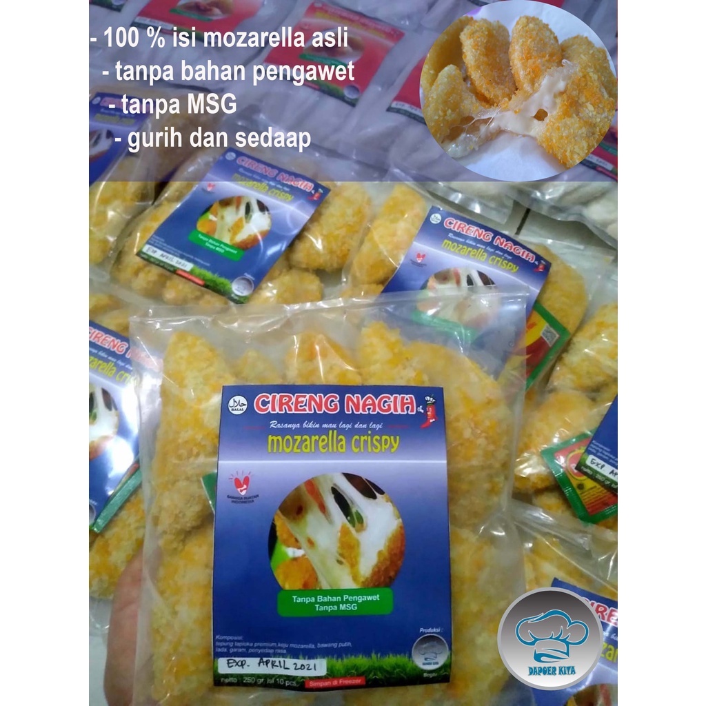 

Cireng Mozarella isi 10 pcs Nagih