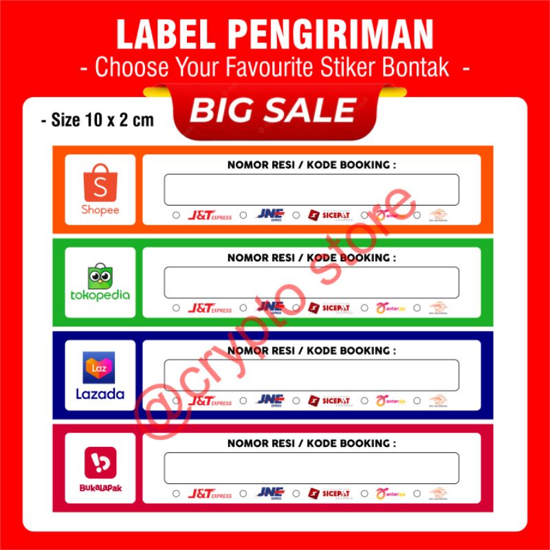 

STIKER PENGIRIMAN RESI OLSHOP